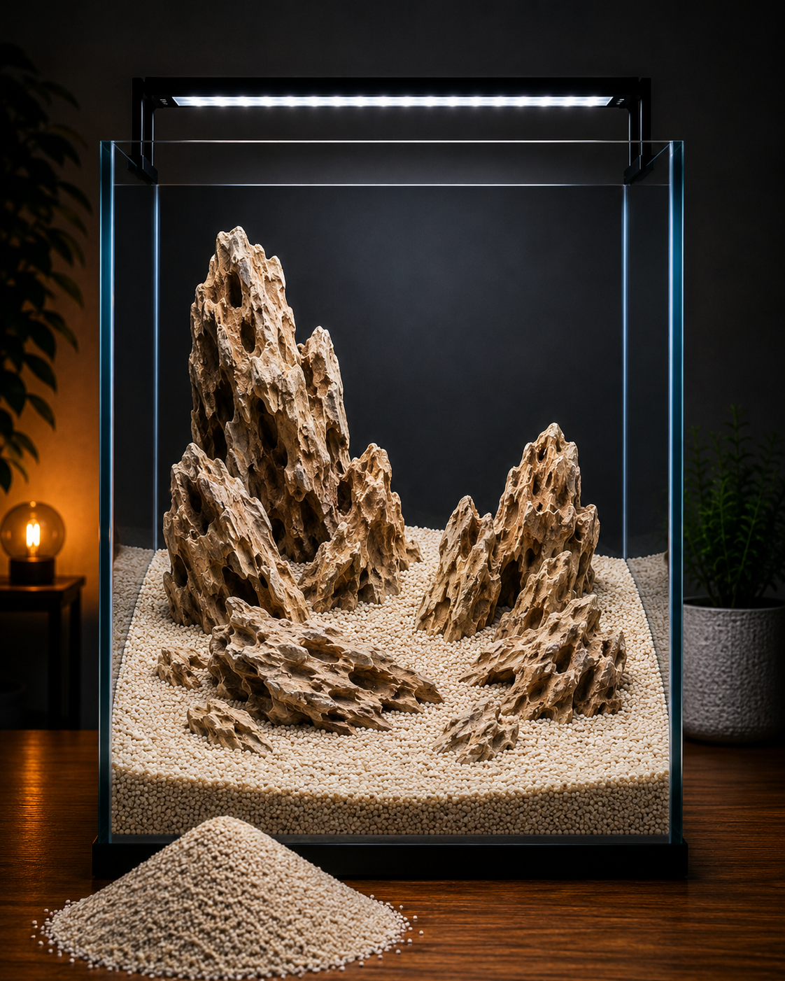 Aquariumsand beige 0,8-1,6 mm