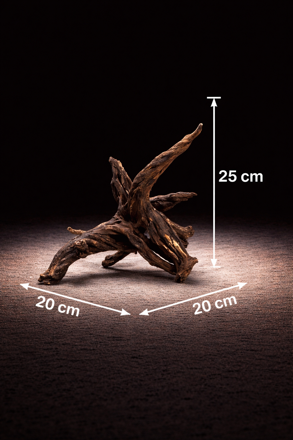 Black Slim Wood Wurzel S-M