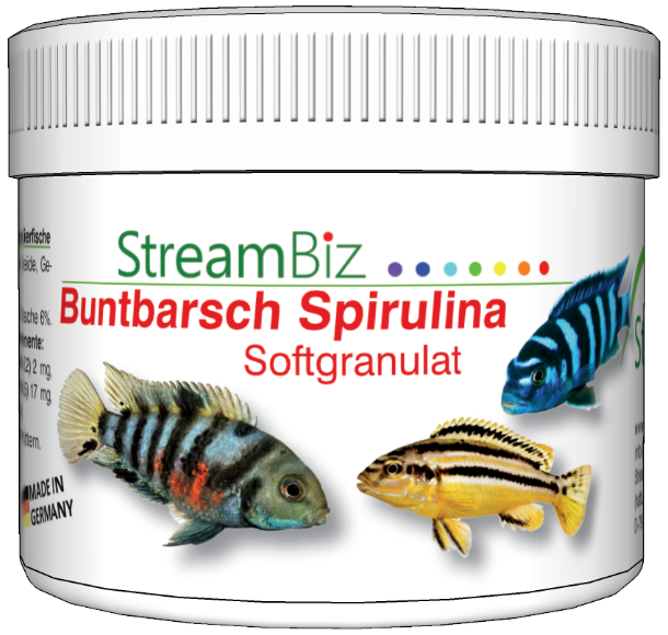 Buntbarsch Spirulina Softgranulat