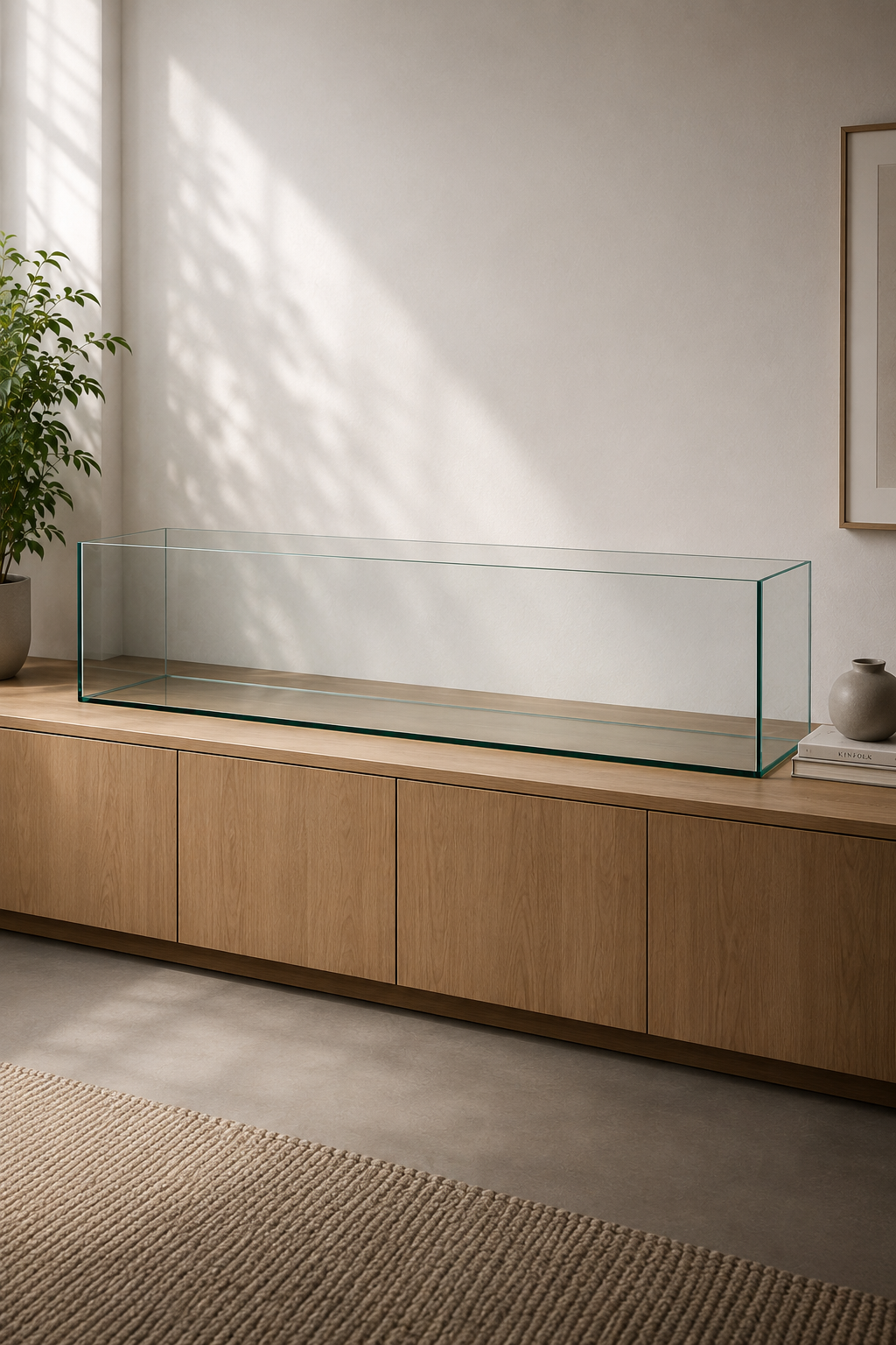 Aquarium 120x40x40cm (LxTxH) 192l NEU