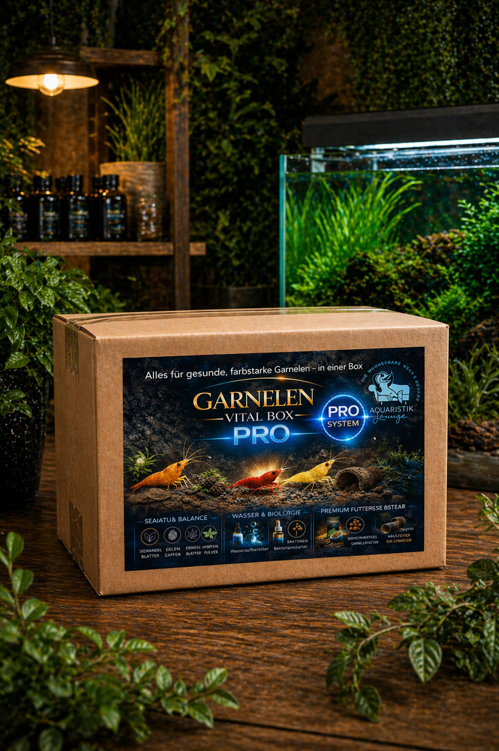 Garnelen Starterset Box PRO