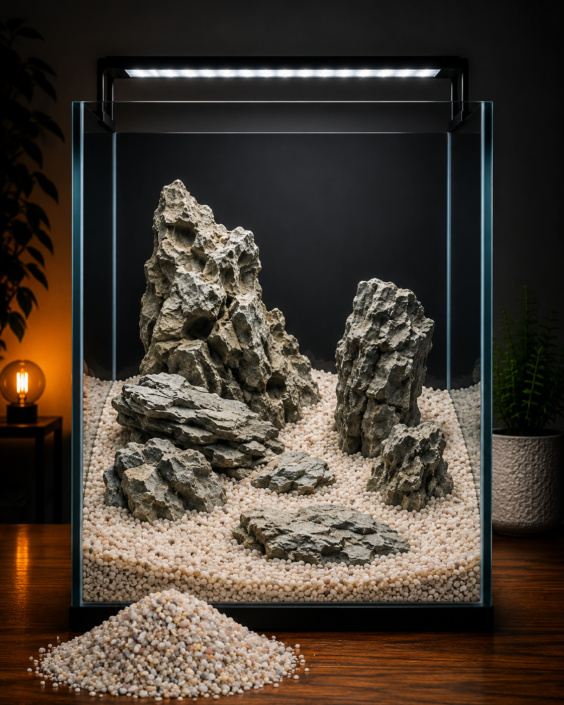Aquariumkies beige 3,15-5,6 mm