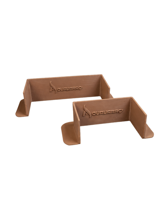 Garnelen Futterecke 2er Set Braun