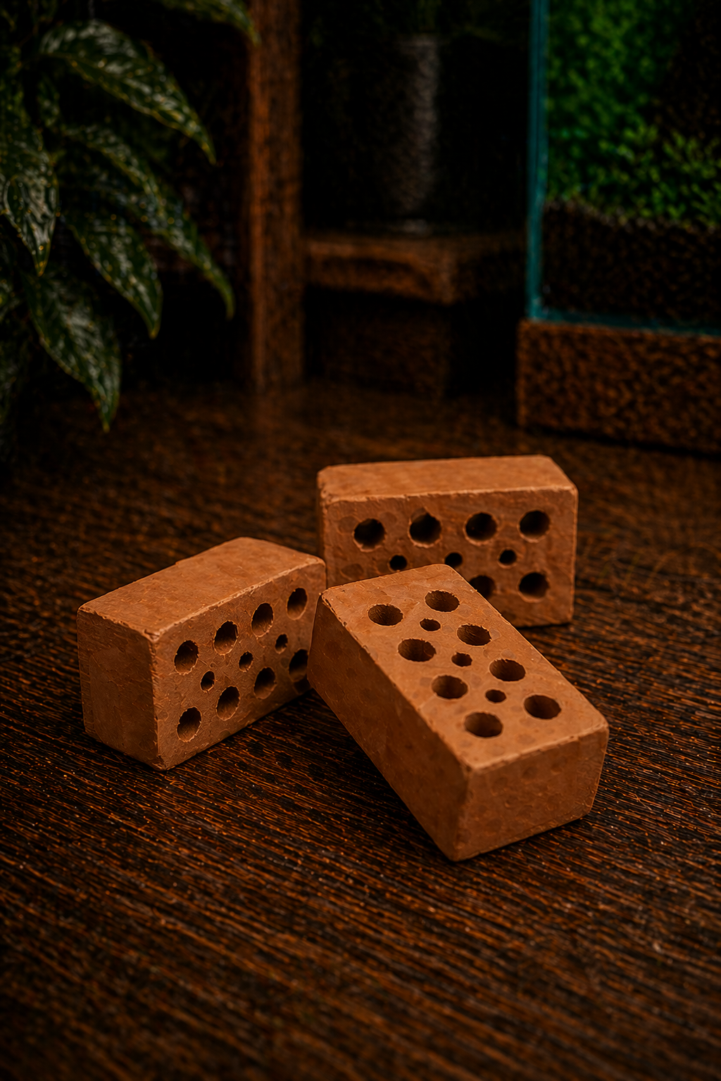 Garnelen Mini Ziegel Terra