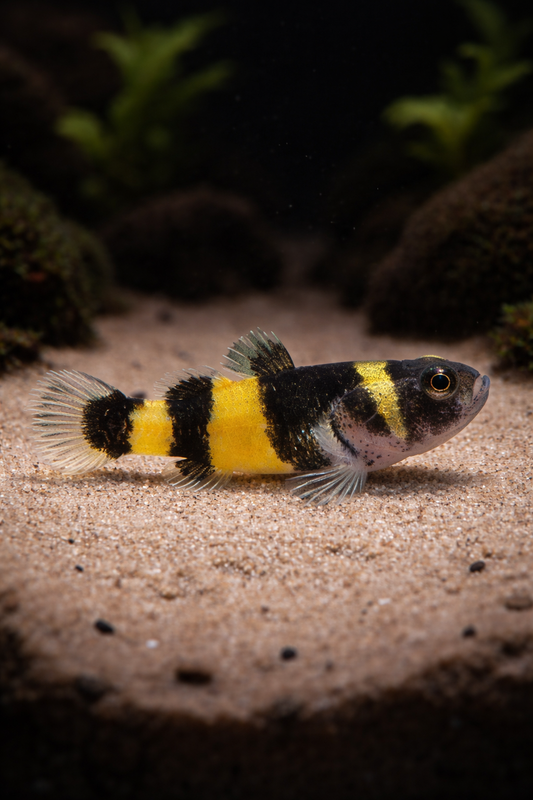 Brachygobius doriae / Goldringelgrundel