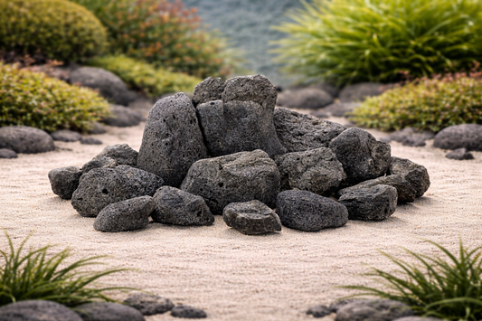 Schwarze Premium Lava