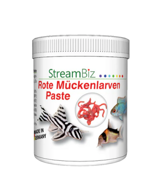 Rote Mückenlarven Paste