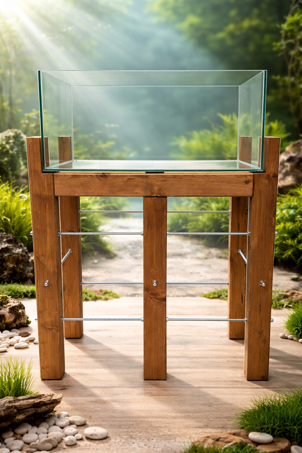 Aquarien Unterschrank "TimberRack" - 80x40cm